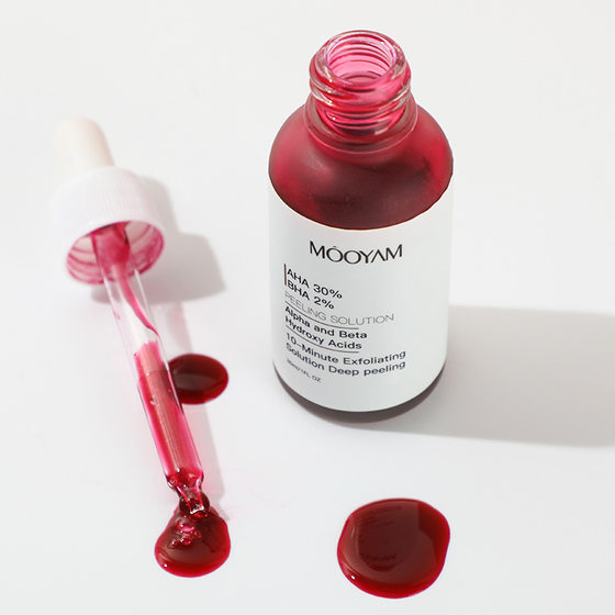 Cross-border AHA fruit acid stock solution to clean pores to soften horny BHA salicylic acid essence facial care essence