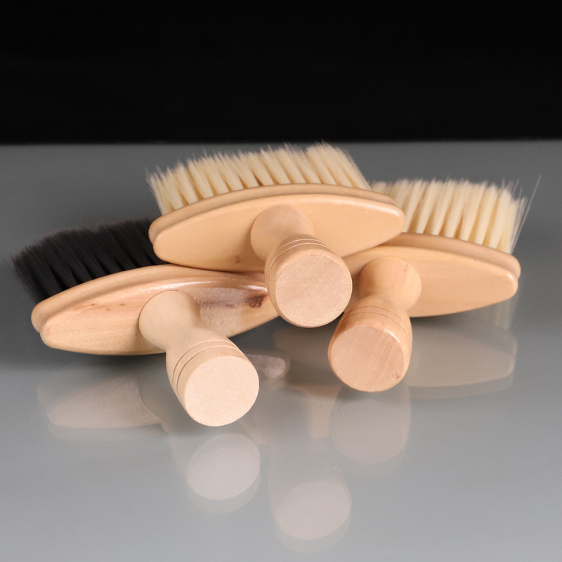 High-grade wooden handle cleaning brush car air conditioning air outlet brush extended brush car interior gap cleaning brush