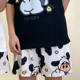 Japanese Casual Cartoon Cow Small New Simple Cute Pajama Pants Dormitory Wide Leg Shorts Soft and Comfortable Pajamas
