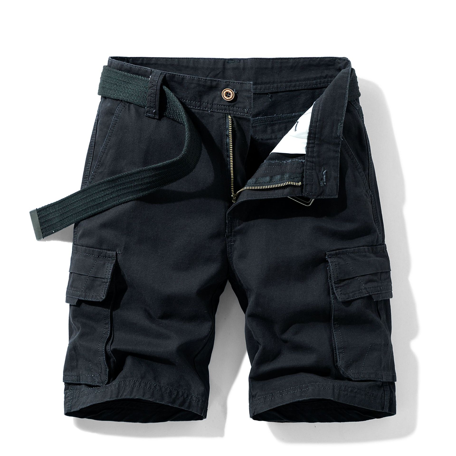 2023 Summer New Men's Japanese Crock Pants Multi-Pocket ins Hong Kong Style Student Trendy Street Fashion Pants