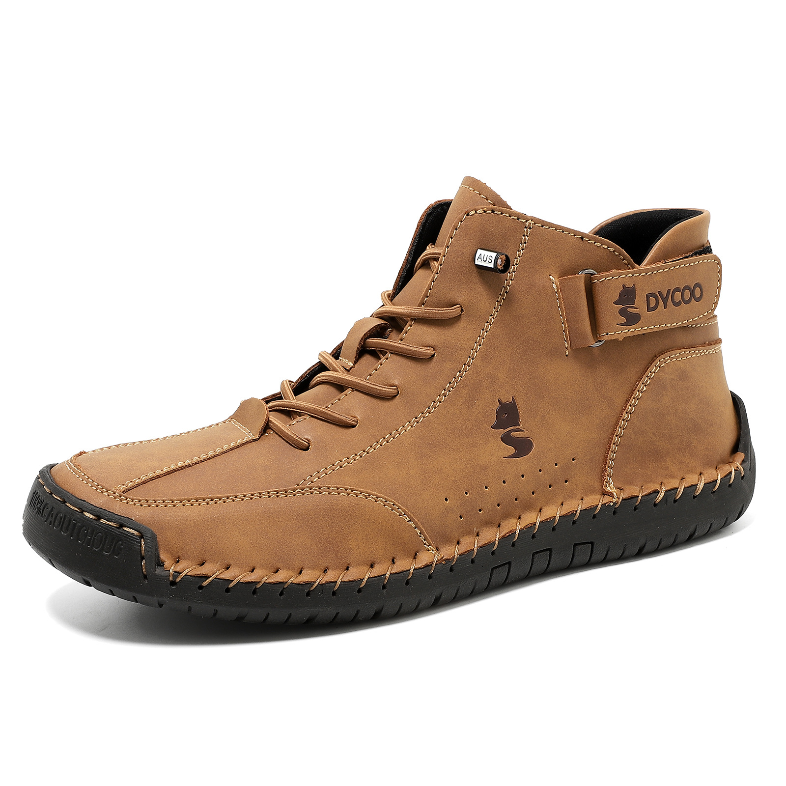Cross-border popular men's shoes high-top men's casual shoes winter shoes Martin boots men's stitching Fox shoes