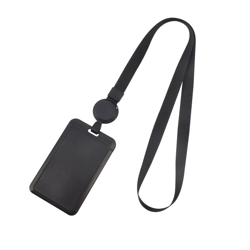 Youhe New Easy-pull Buckle Tag Card Holder Telescopic Buckle Work Permit Tag Rope Staff Brand Card Holder Lanyard