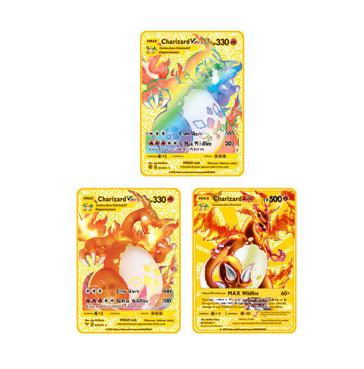 Large number of in stock fast delivery Baokemeng metal card Pokemon Pet Pokemon English
