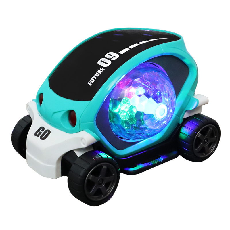 Children's Electric Toy Car Boy Flash Music Toy Car Electric Universal Light Cartoon Toy Car for Women