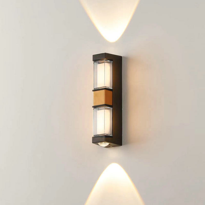 2023 New Cross-border Simple LED Outdoor Wall Lamp Courtyard Exterior Wall Aisle Living Room Bedroom Creative Outdoor Wall Lamp