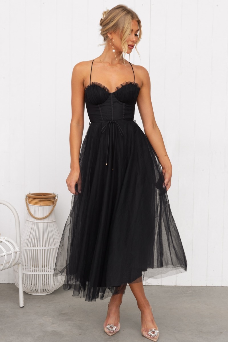 European and American Cross-border 2022 New Independent Station Amazon Elegant Sexy Strap Mesh Party Evening Dress