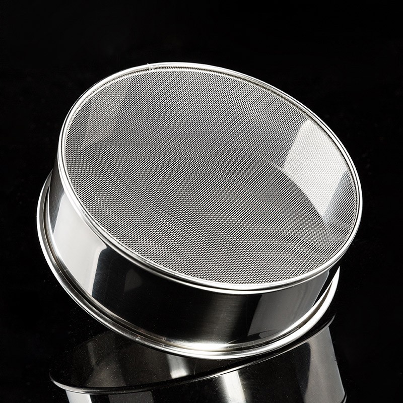 Factory direct stainless steel flour sieve round surface Luo filter 40 mesh filter mesh leakage corn sieve kitchen baking