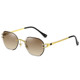 Gold frame gradient tea C4