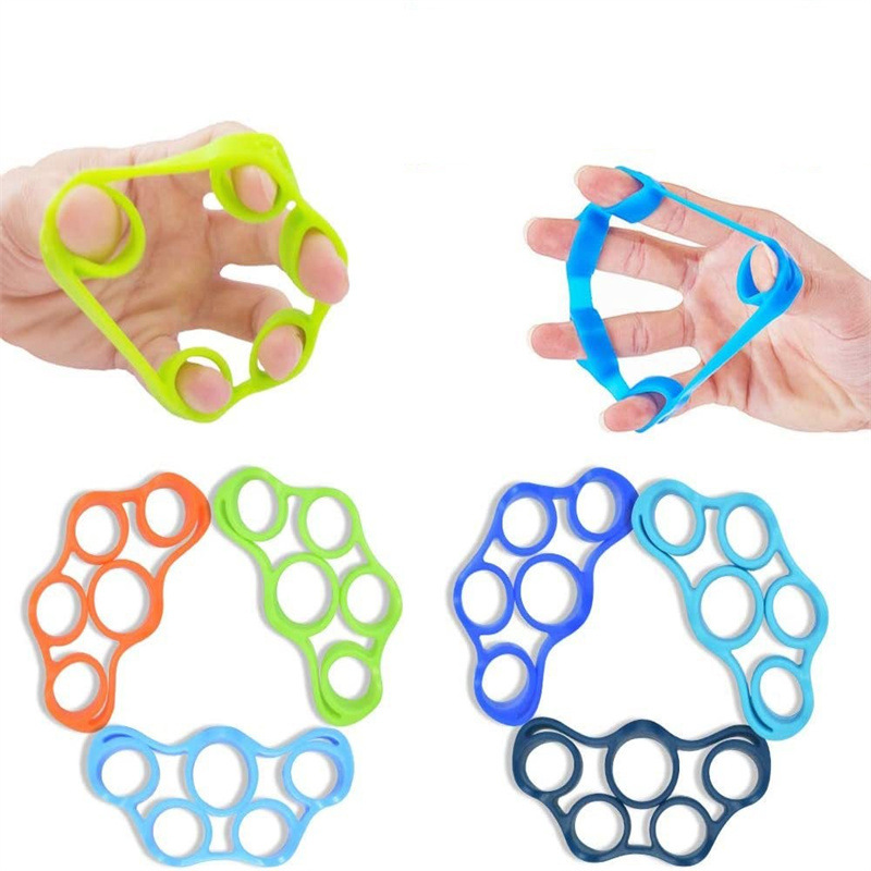Spot silicone finger trainer points finger pull ring finger wrist arm muscle rehabilitation exercise fitness body