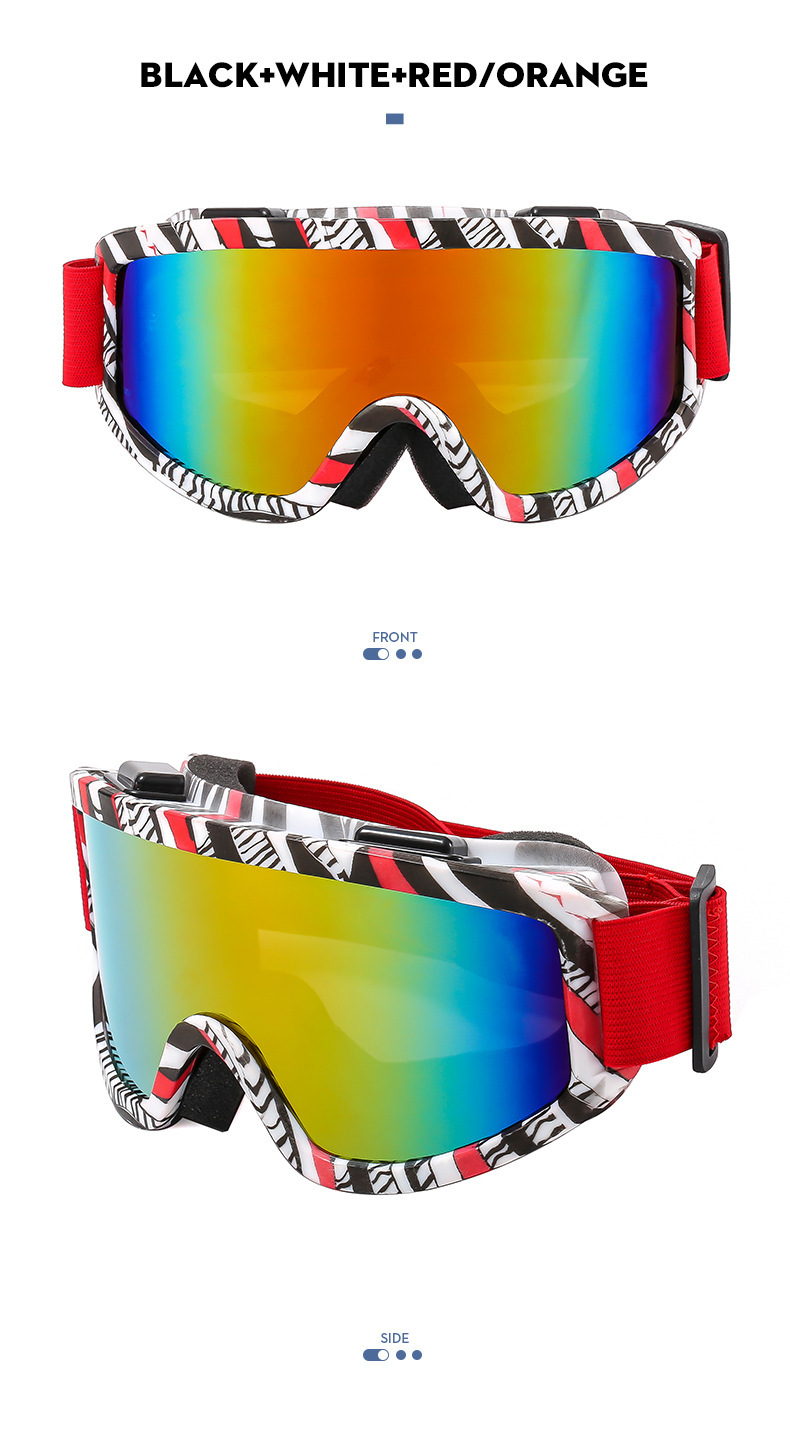 New double-layer anti-fog mountain skiing goggles outdoor large frame anti-wind sand dazzling polarized sports glasses_voghion.com
