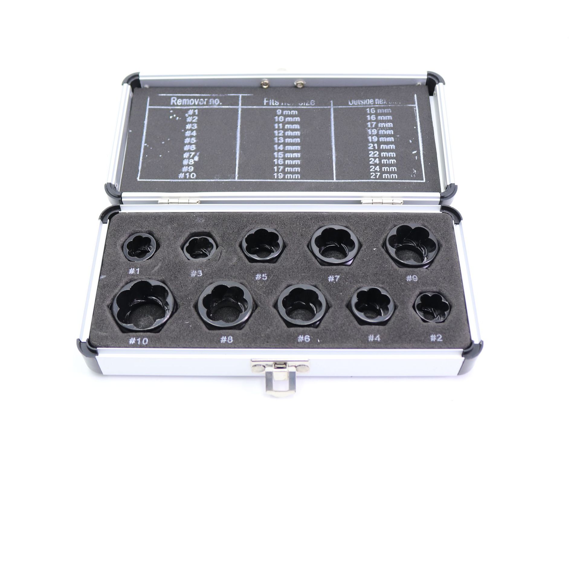 14pcs suit nut extractor damaged incomplete screw nut extractor factory wholesale broken wire extractor
