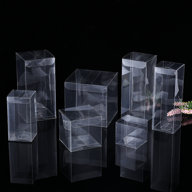 pvc packaging box spot transparent food pet folding box matte pp plastic small box toothbrush packaging box custom