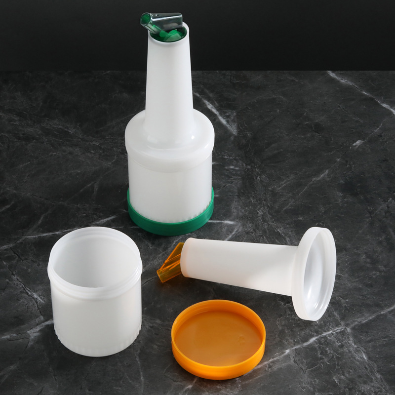 Plastic Pot Bar Large Capacity Juice Bottle Juice Pot Large Capacity Cold Water Bottle Sauce Juice Pot Bar Hotel Color