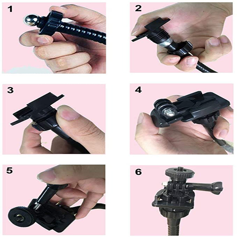 Gopro Camera Extended Sports Bracket Camera Sports Bracket Magic Metal Bending Clip Hero4 3+2