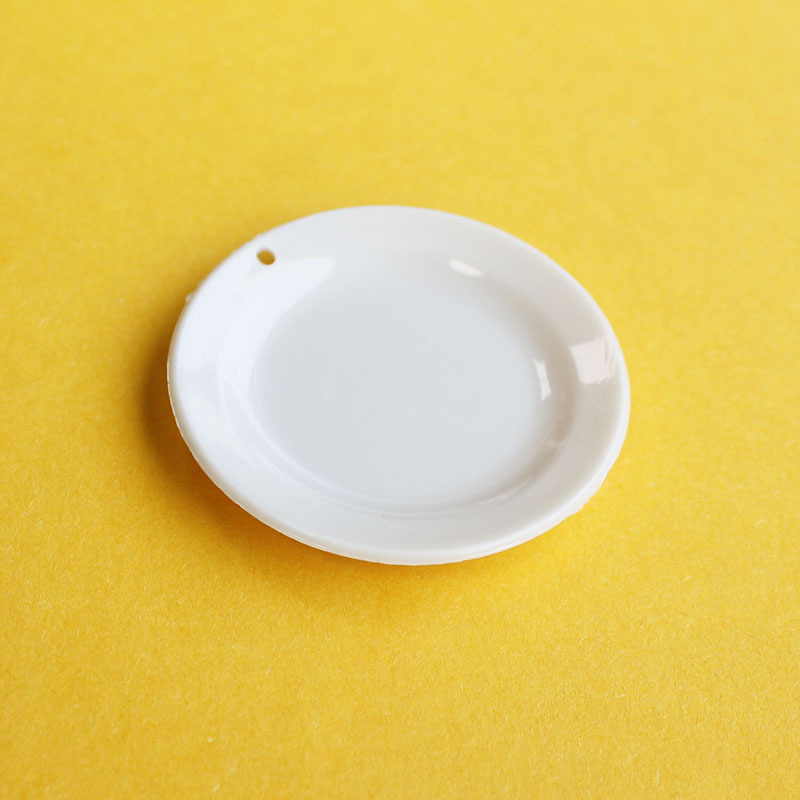 5cm mini simulation small plate diy miniature food play scene doll house children's play kitchen toy accessories
