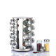 Cross-border Kitchen Supplies Rotating Seasoning Rack Household Rotating Seasoning Tank Stainless Steel Iron Spice Storage Seasoning Box Set