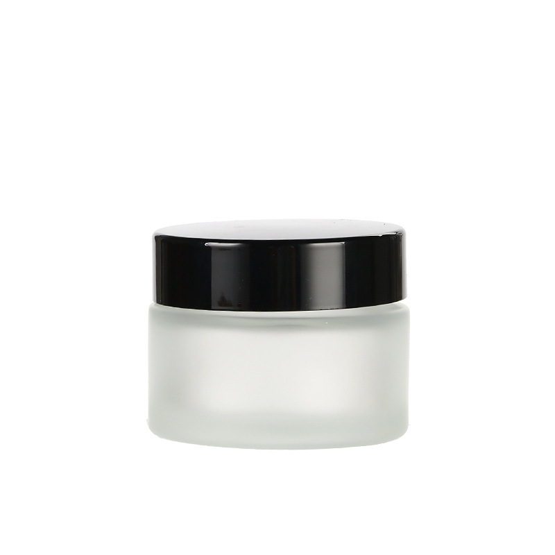 Wholesale Scrub Cream Bottle with Lid Glass Cream Bottle Cosmetic Bottles Eye Cream Bottle Mask Bottle Small Sample Bottle