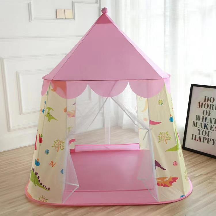 Children's tent game house indoor and outdoor folding easy to carry plant cartoon game house men's and women's Castle yurt
