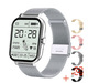 Silver Steel + four silicone strap
