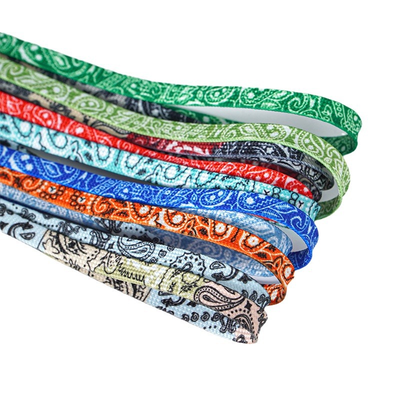 Cashew flower shoelaces wholesale all-match Air Force No. 1 sneaker casual shoes board shoes canvas shoes basketball shoes shoelaces