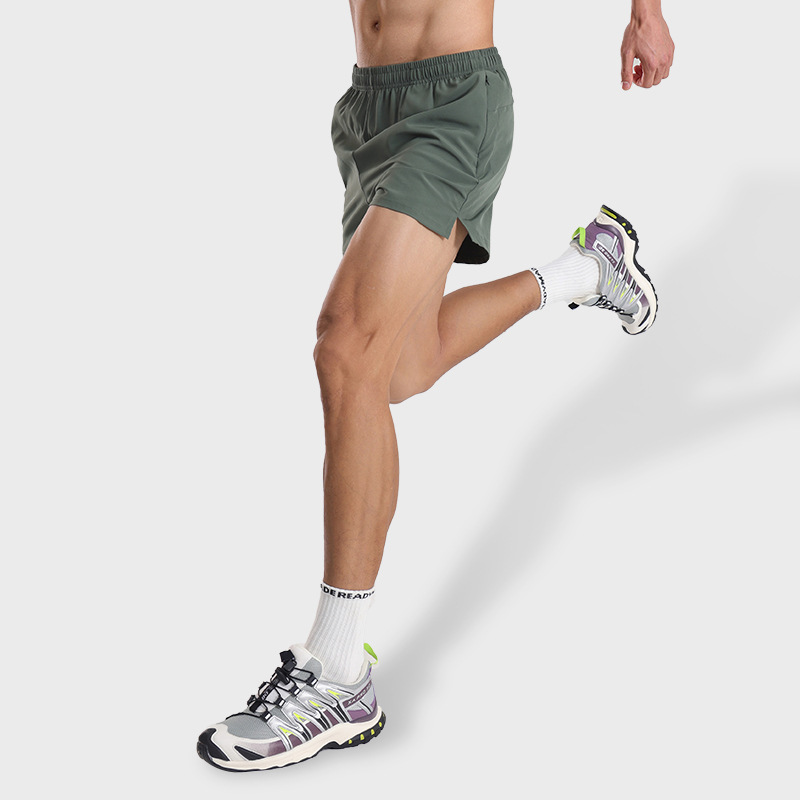 lulu quick-drying running shorts training marathon sports shorts men's breathable fitness casual three-point basketball pants