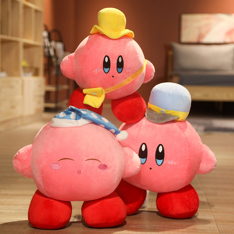 星之卡比公仔玩偶可爱粉色kirby switch游戏周边毛绒玩具布娃娃