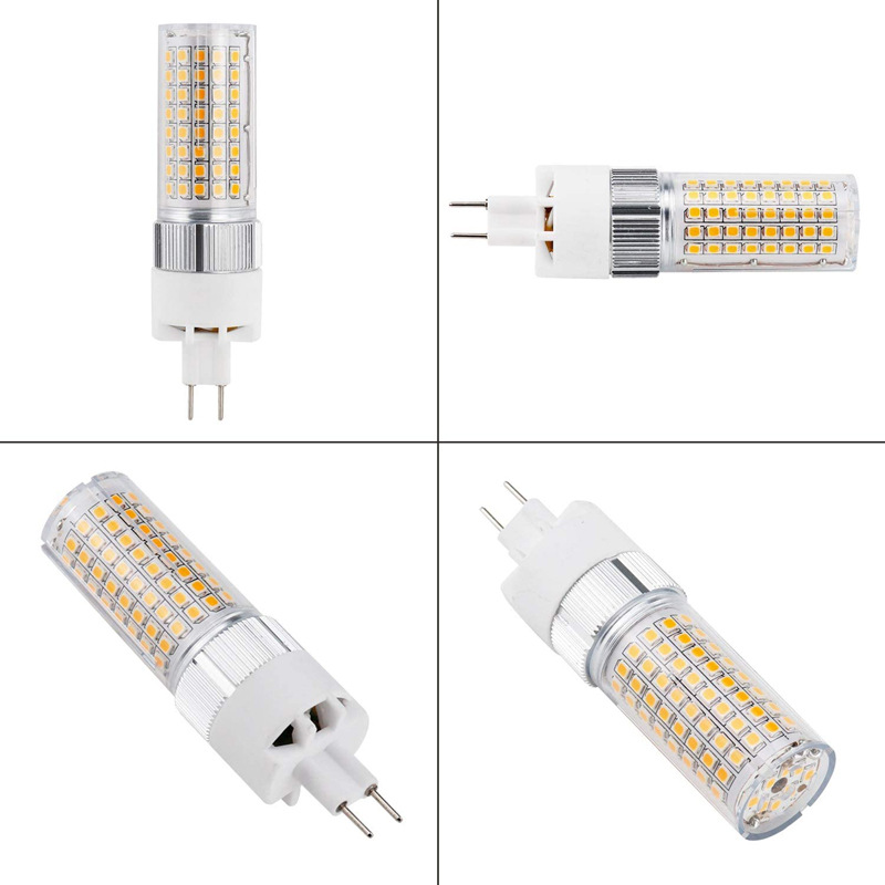 LED G8.5 12W LED玉米燈 120顆2835高亮燈珠 替換鹵素燈120W 帶罩