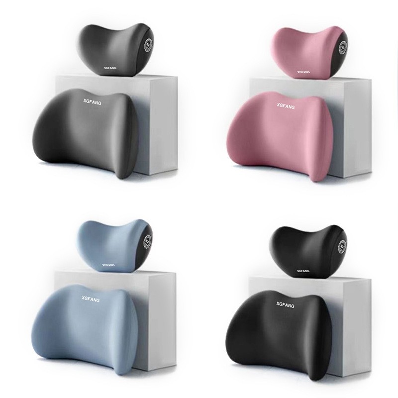 Car Headrest Waist Shoulder Pillow Car Pillow Car Pillow Memory Foam Waist Back Cushion Home Car Supplies
