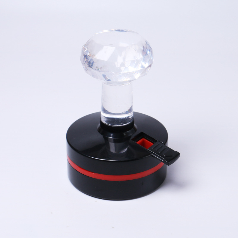 TH Tianhua seal with card ring edge sealing photosensitive seal with 4mm thick pad crystal handle seal material wholesale