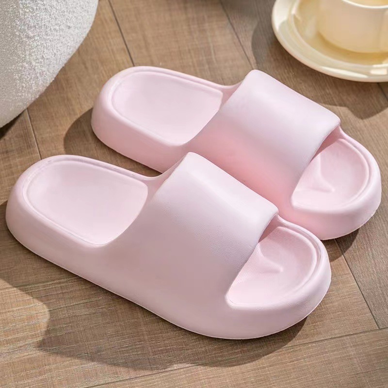 One-piece delivery slippers for women Summer new bathroom Bath home indoor men's slippers non-slip thick bottom soft bottom men