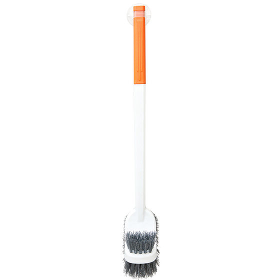 Nordic double-sided toilet brush household toilet washing crutch no dead angle gap cleaning brush wall-mounted toilet brush