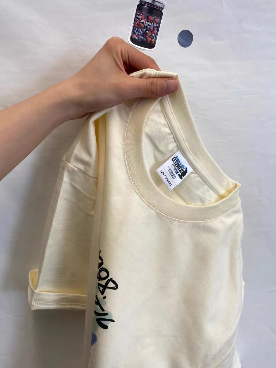 Back Bag Collar Breathable Cotton T-shirt Women's Summer New 200 Jin Large Size Short Sleeve Loose Printed Half Sleeve Upper Clothes