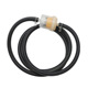 Black oil Tube 1 m with oil filter clip