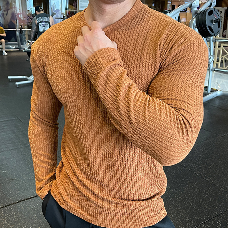 2022 European and American Sweater Men's Autumn and Winter New Fashion Knitted Long Sleeve Top Amazon Knitted Sweater Cross-border Men's Wear