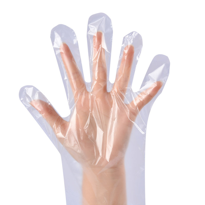 pe disposable gloves independent packaging tpe wholesale food grade Takeaway kitchen thickened cpe two small packaging bags