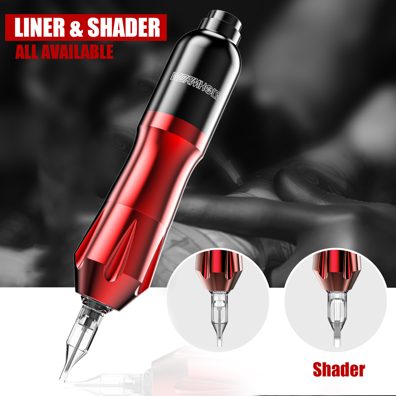 New tattoo pen suit with 20 integrated needles tattoo power color material transfer paper cross-border Amazon WTK079
