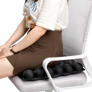 Wheelchair cushion thickened breathable long-sitting not tired hip pad inflatable wheelchair seat cushion office chair cushion home cushion
