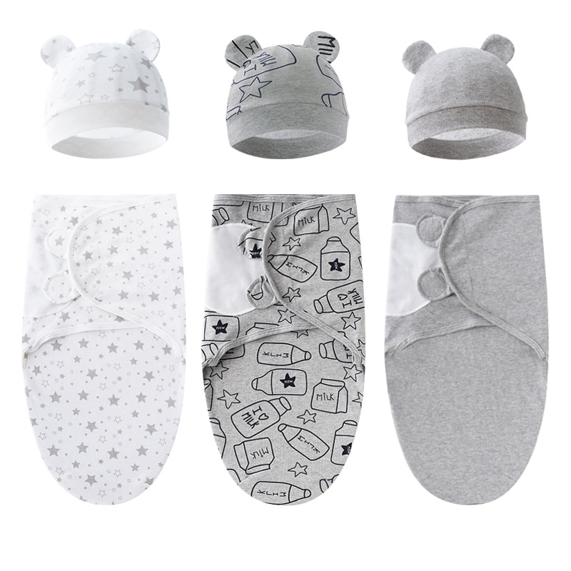 2025 Amazon Baby Swaddling Towel Infant Sleeping Bag Pure Cotton Newborn Sleeping Anti-Surprise Towel Anti-kick Quilt