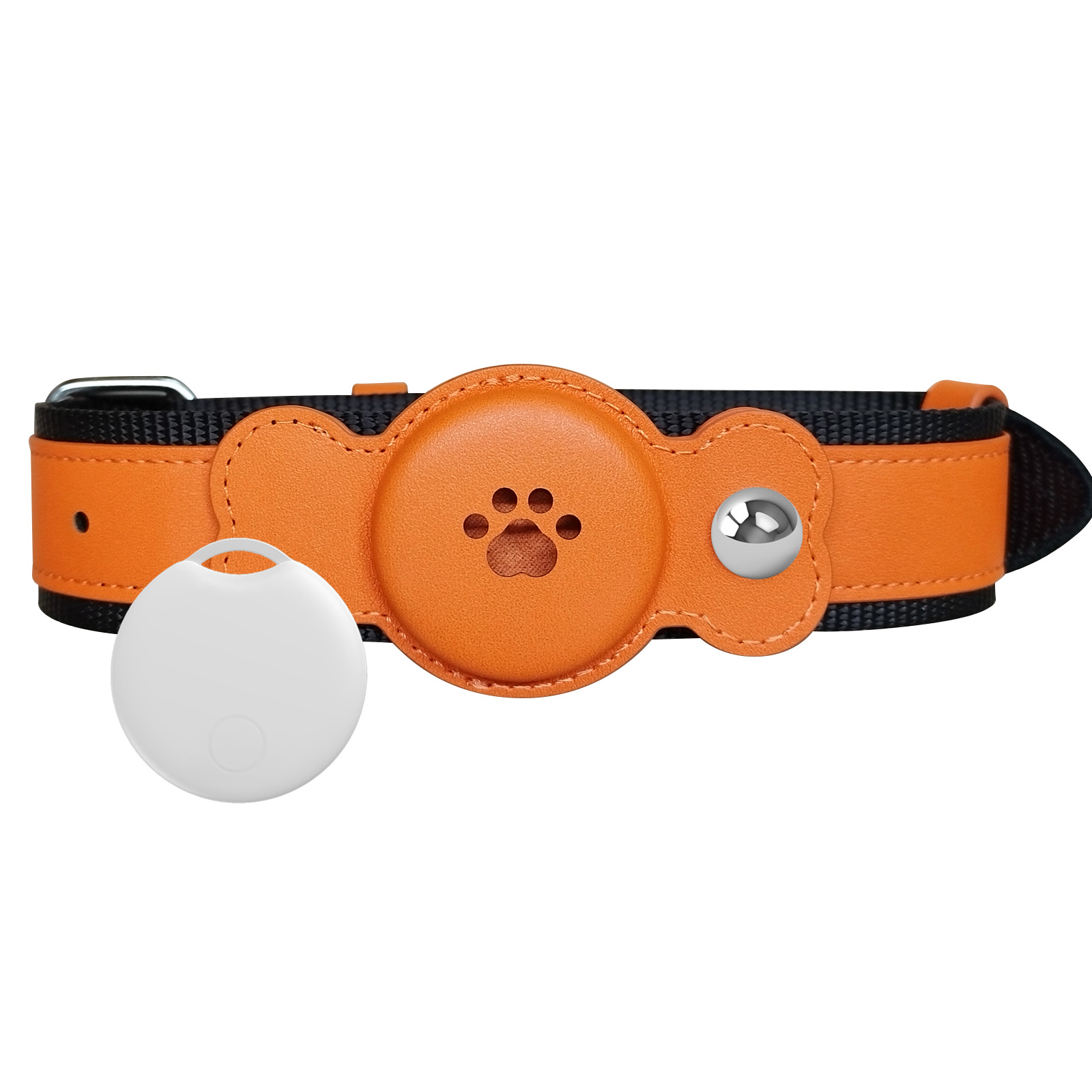 Dog collar anti-lost positioning item trap Apple authorized locator flash light set RGB warning light