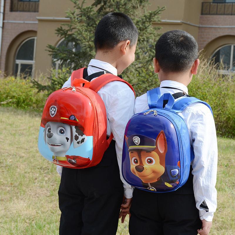兒童書包硬殼汪汪隊小朋友幼兒園卡通2-3-5歲女童男童雙肩背包