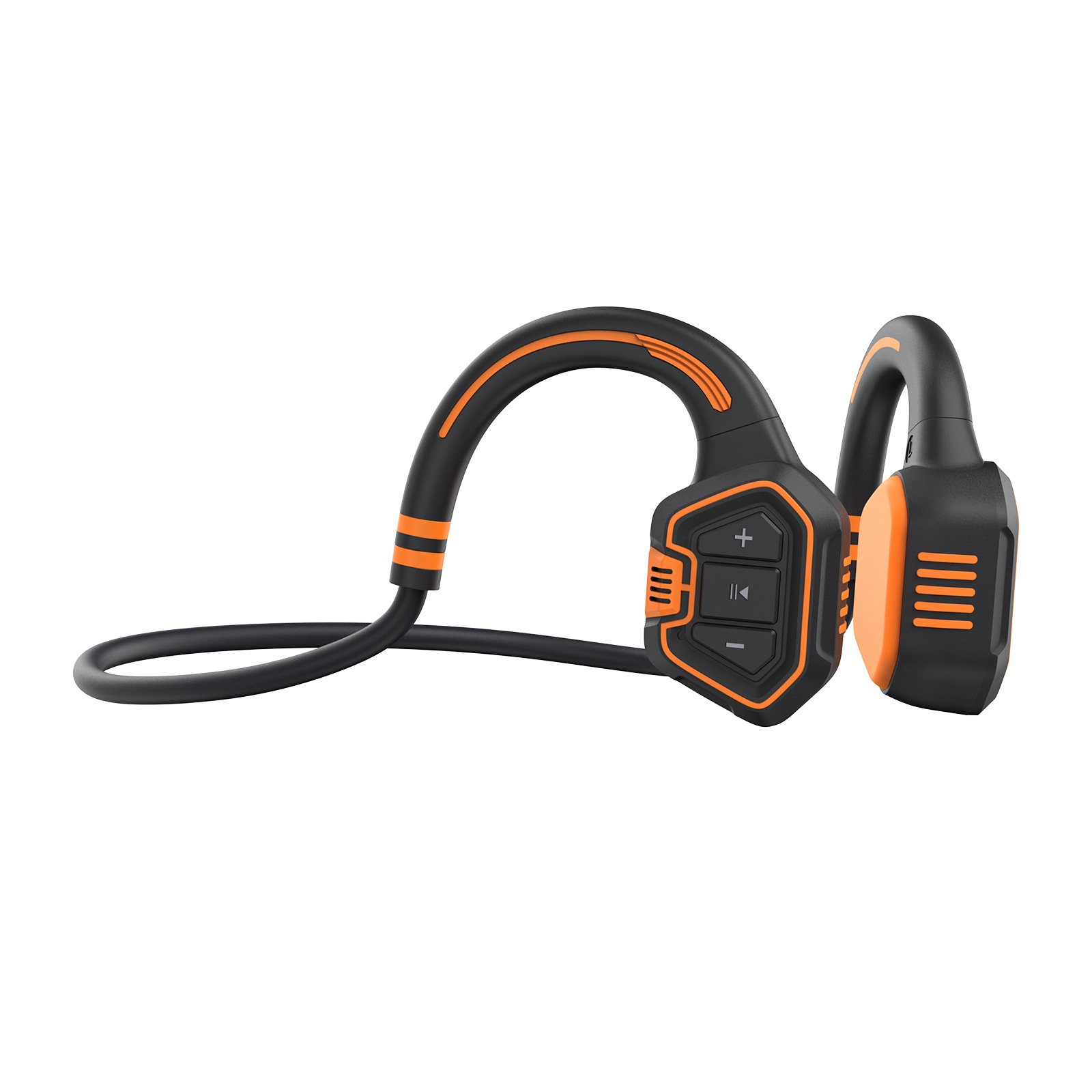 Cross-border swimming bone conduction sports Bluetooth headset built-in 16G memory waterproof running ear-hanging Bluetooth headset