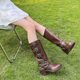 Internet Celebrity High Knights Boots Women's ins Trendy 2023 New European Station Fashion Thick Bottom Thick Heel but Knee Long Boots