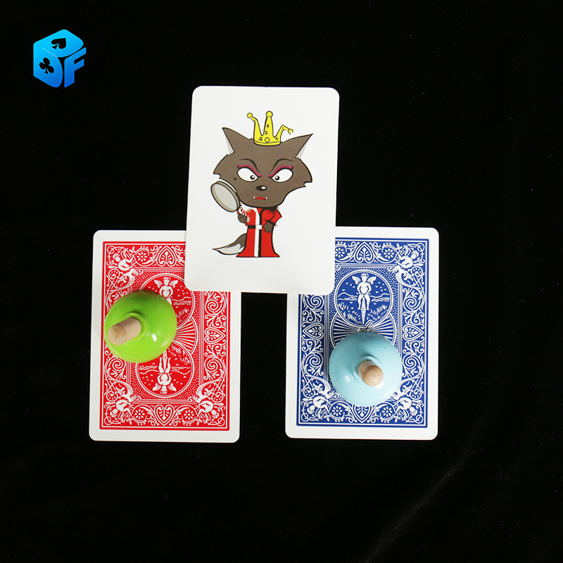 Northern magic YIF leather plunger toilet plug looking for playing cards beginners simple telepathy magic props