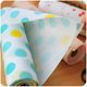 Japanese home fresh printing waterproof multi-functional non-slip placemat can be cut moisture-proof mildew-proof anti-fouling cabinet mat