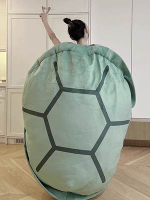 Turtle Shell pillow wearable sleeping bag doll sleeping lazy doll sofa bee clothes people wear big body top