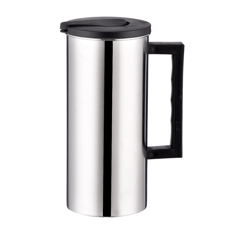 Korean Style Stainless Steel Cold Kettle 1.6L Single Layer Juice Kettle Tea Kettle Hotel Restaurant Household Cold Kettle Gift