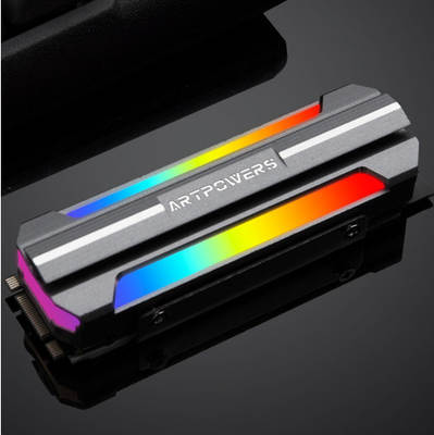 m.2 solid state drive SSD2280 radiator ARGB magic color M2 all aluminum heat sink nvme sheet vest armor