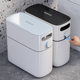Ecoco Italian Coco New Trash Can Household Bathroom Kitchen Gap with Lid Large Automatic Packaging Paper Barrel