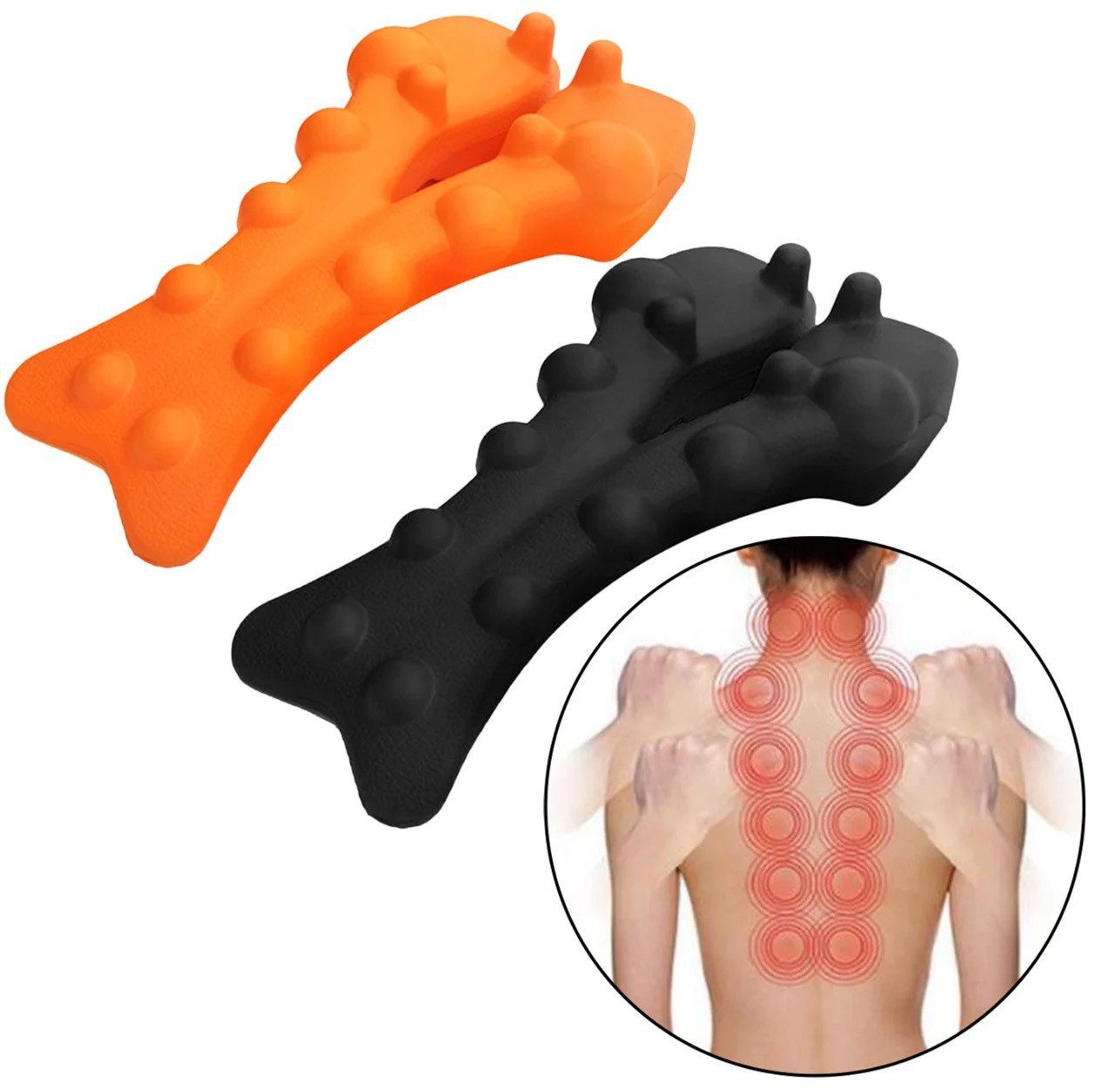 Japanese cervical spine massage pad shiatsu cervical traction pad neck back massage pillow cervical spine massage comfort frame