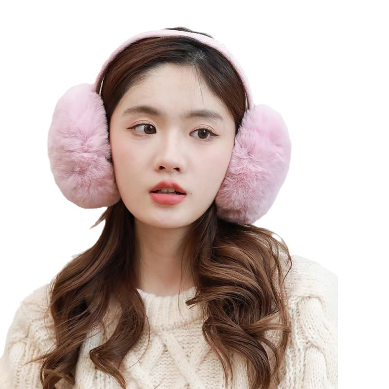 New Foldable Imitation Rabbit Hair Earmuffs Women's Winter Warm Earmuffs Cute Student Earmuffs Warm Earmuffs Earmuffs